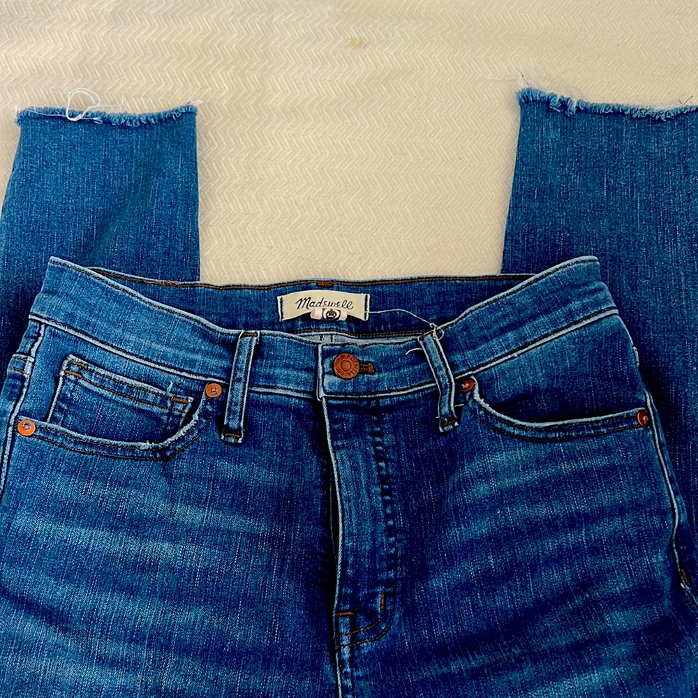 Madewell frayed jeans worn only a few times
